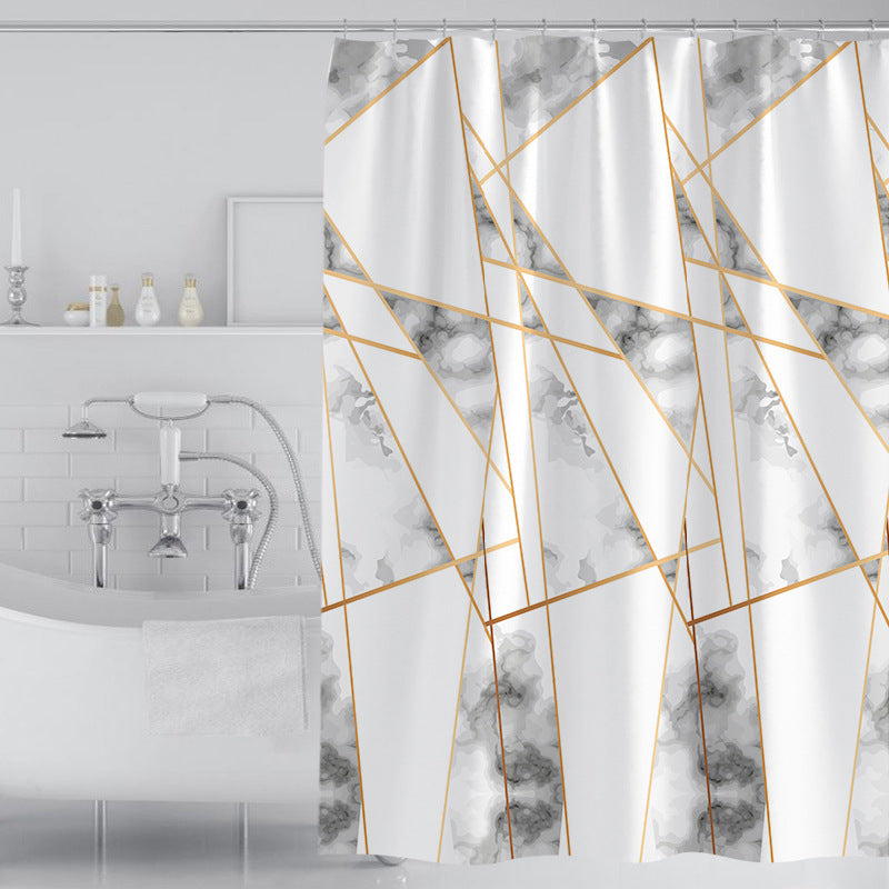 Artistic Geometric Shower Curtain