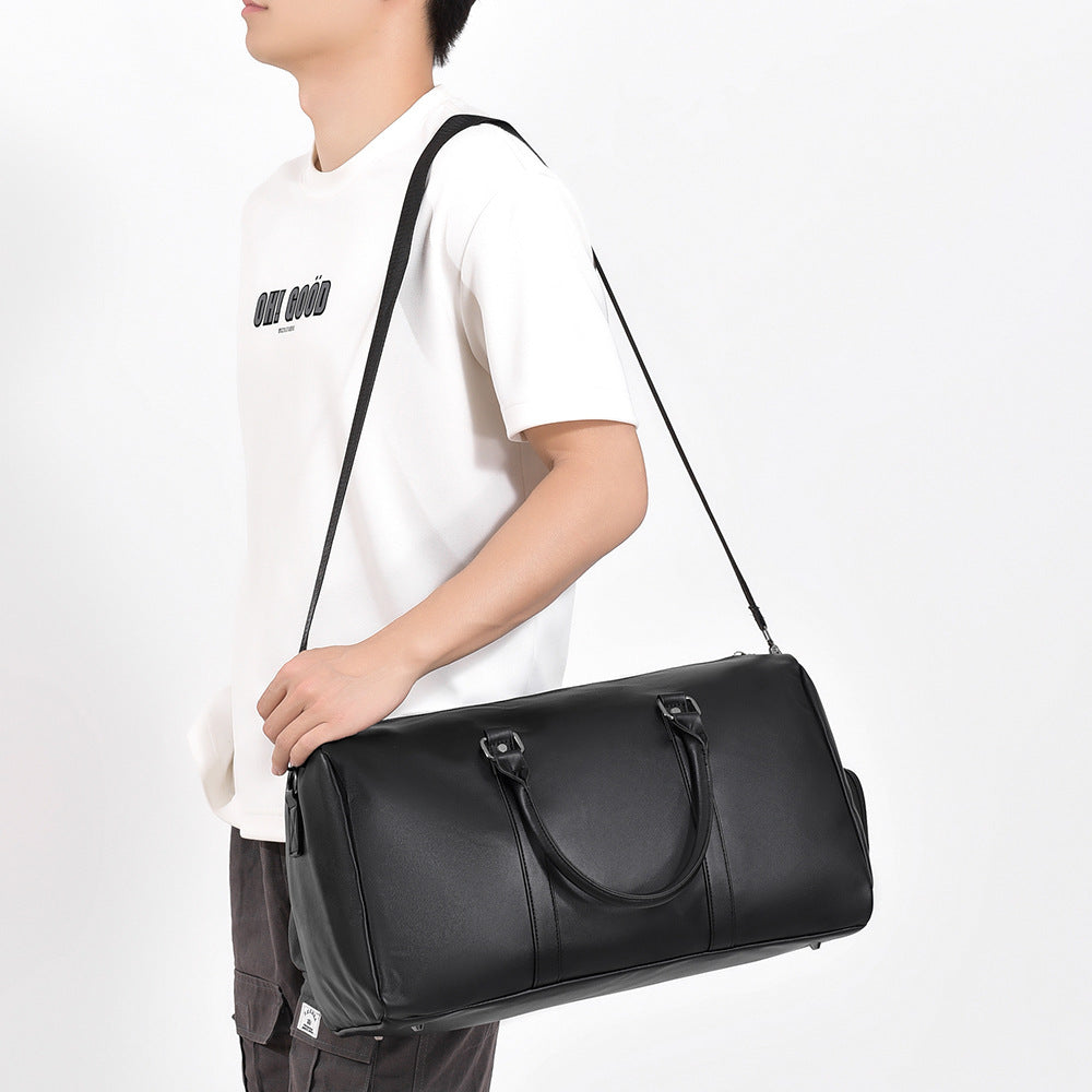 Premium Leather Travel Duffel Bag Acalora