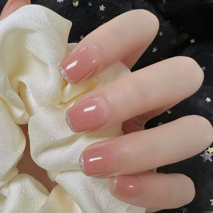 Stylish Shimmering Press-On Nail Tips Acalora