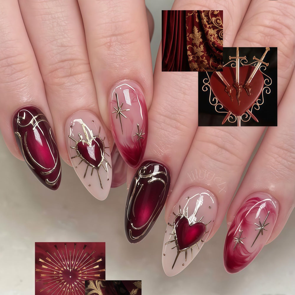 Decorative Artificial Nails Set Acalora