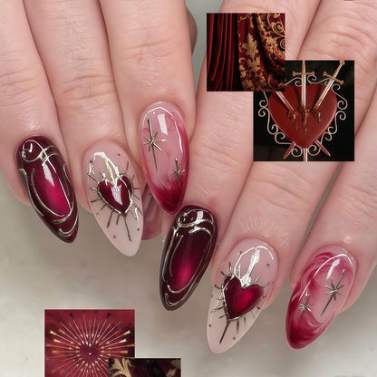 Decorative Artificial Nails Set Acalora