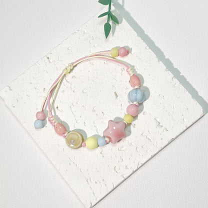 Adjustable Beaded Charm Bracelet Acalora 1788857084