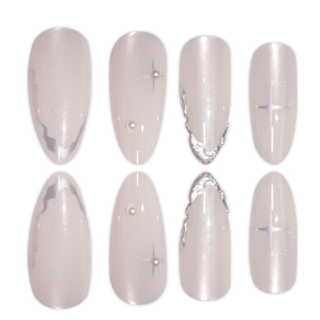 Elegant Stiletto Press-On Nail Art with Glossy Finish Acalora