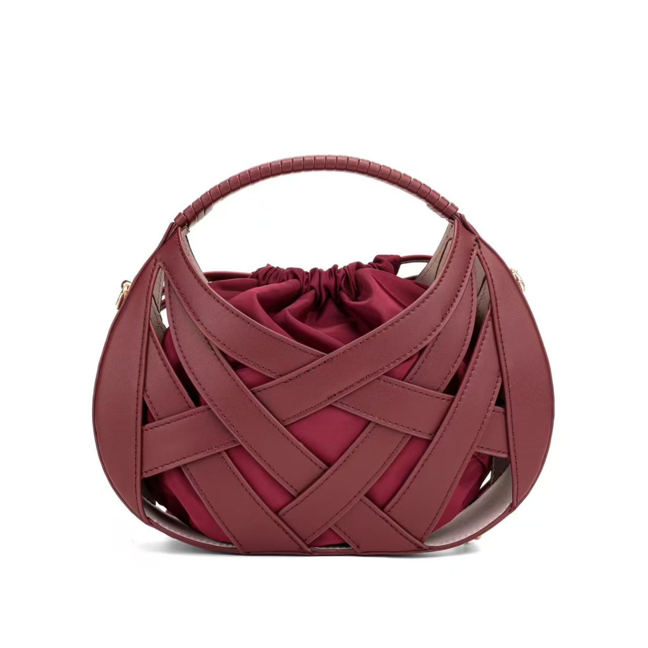 Chic Woven Handle Handbag Acalora