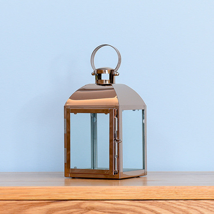 Decorative Stainless Steel Lantern Candle Holder Acalora