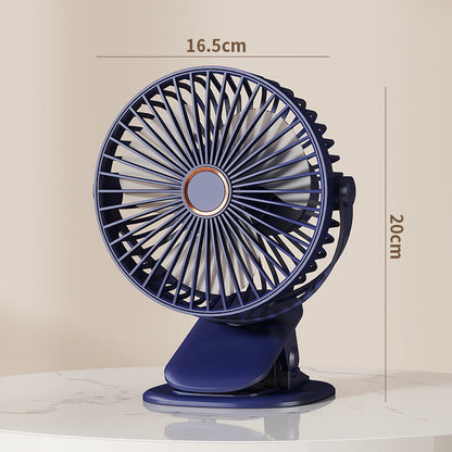 Unisex portable Clip-On fan Brehn