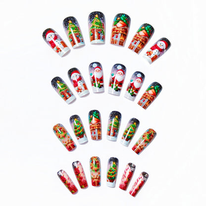 Festive 3D Holiday Nail Art Acalora
