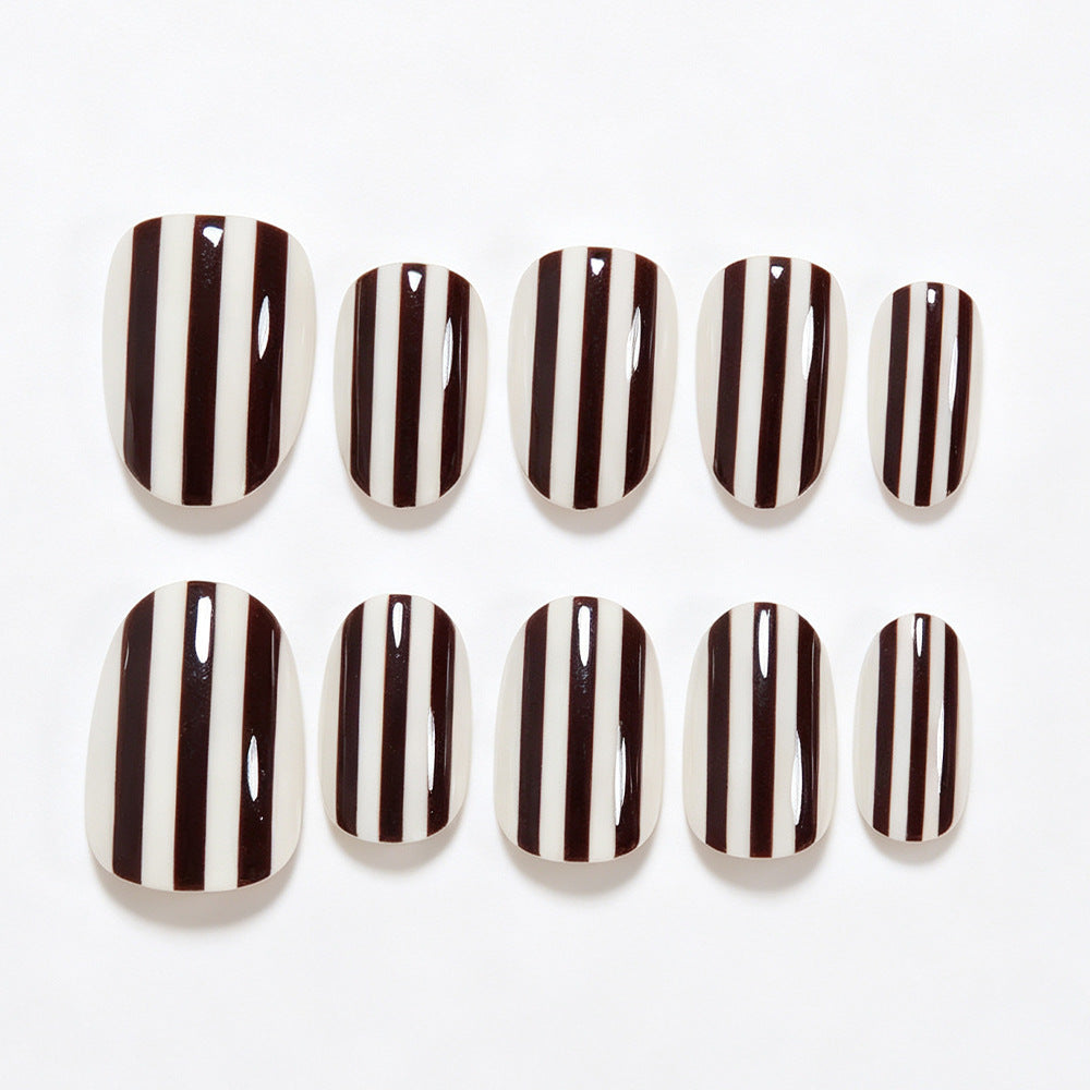 Striped Nail Art Wrap Set Acalora