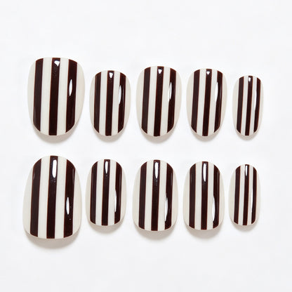 Striped Nail Art Wrap Set Acalora