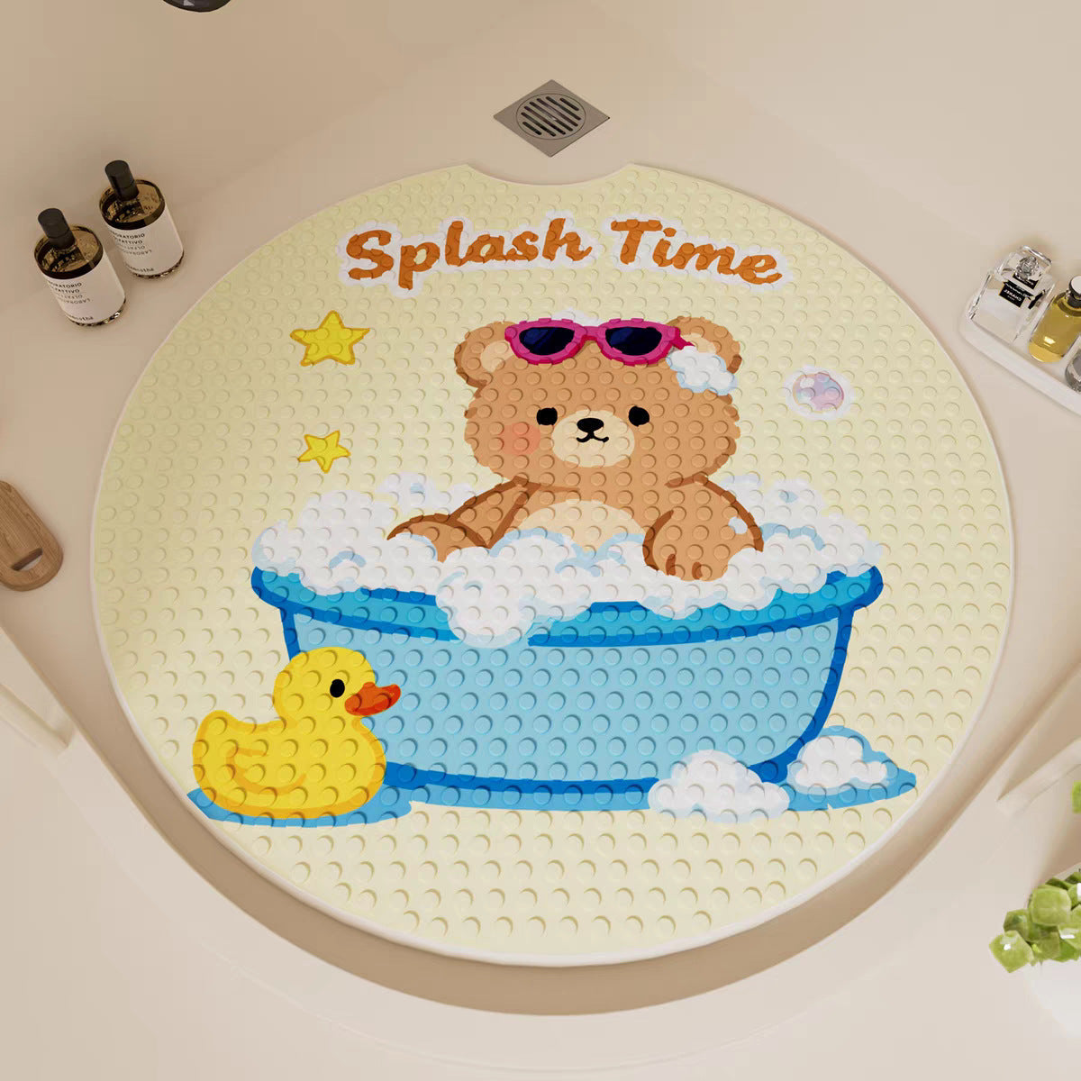 Plush Cartoon Bath Mat