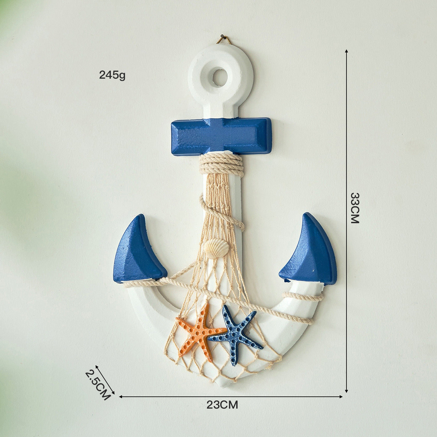 Nautical Anchor Wall Sculpture