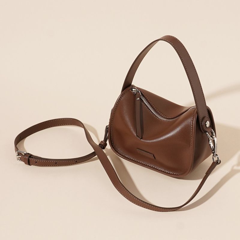 Smooth Leather Crossbody Purse Acalora