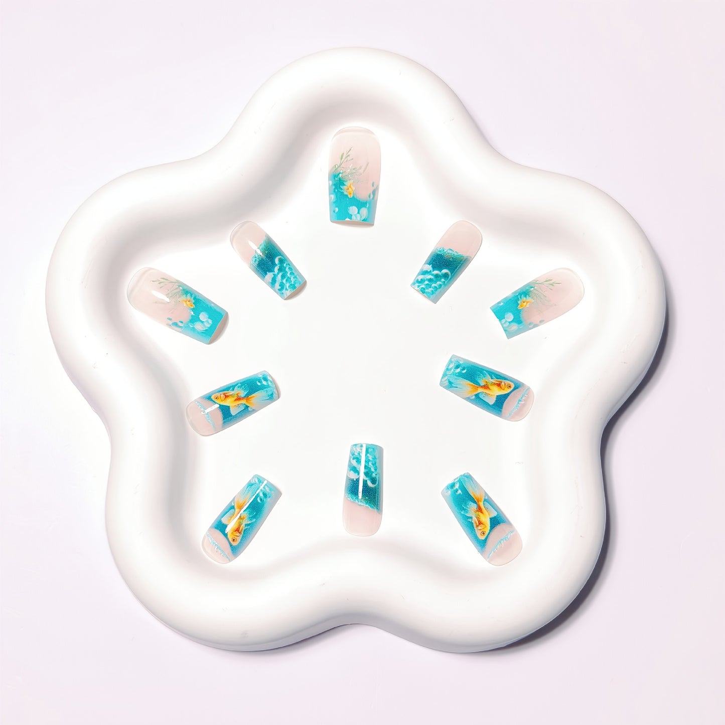 3D Fish Aquarium Nail Art Acalora