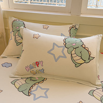 Cartoon-Themed Decorative Pillow Set