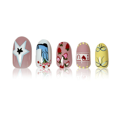 Playful Artistic Nail Art Set Acalora