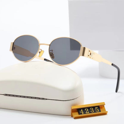 Women's Exclusive Oval Designer Sunglasses Skanto
