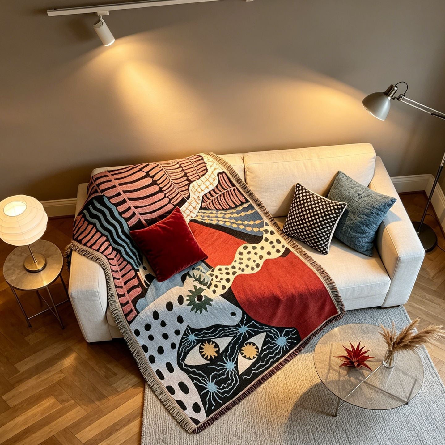 Artistic Tapestry Throw Blanket