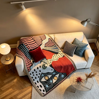 Artistic Tapestry Throw Blanket