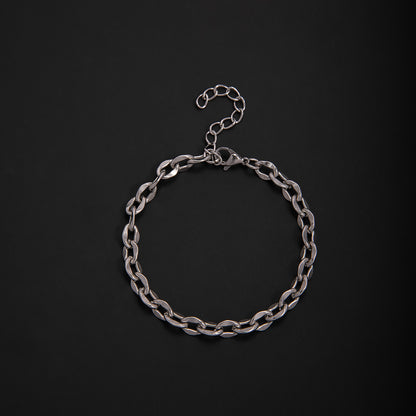 Textured Chain Link Bracelet Acalora