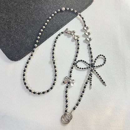 Elegant Pearl and Silver Necklace Acalora