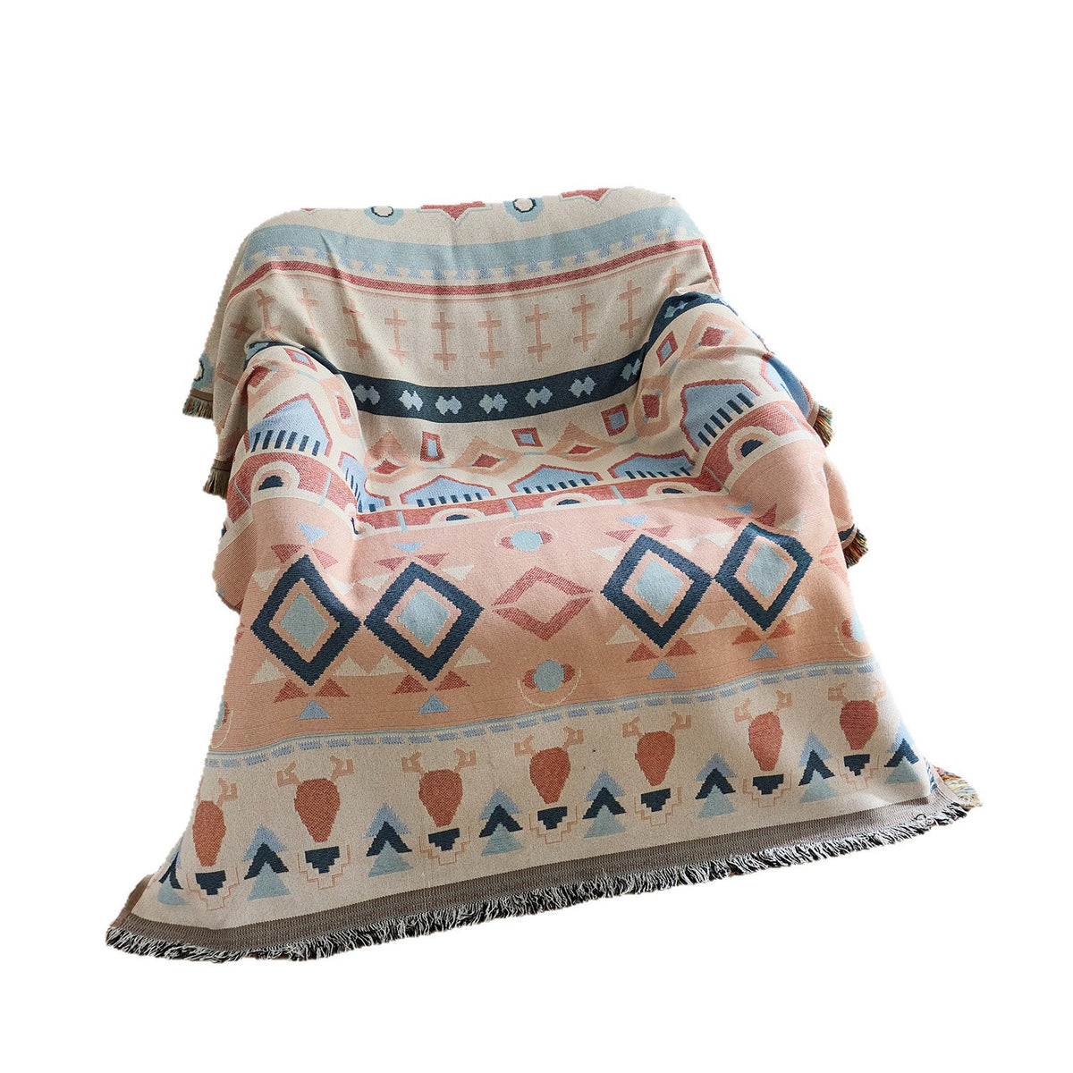 Artistic Jacquard Throw Blanket