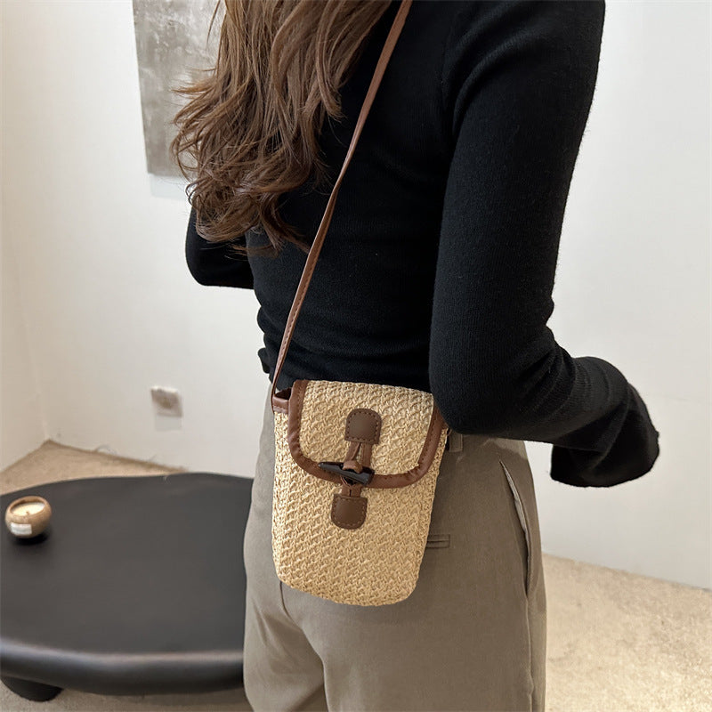 Colorful Woven Crossbody Bag Acalora