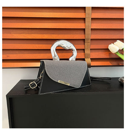 Stylish Geometric Structured Handbag Acalora