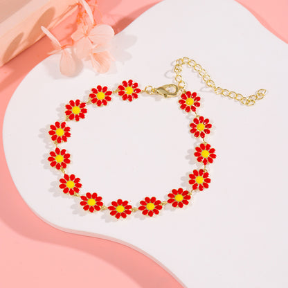 Floral Charm Bracelet Acalora