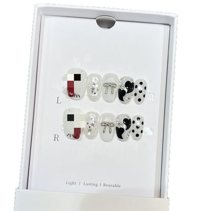 Cartoon-Themed Decorative Press-On Nail Set Acalora