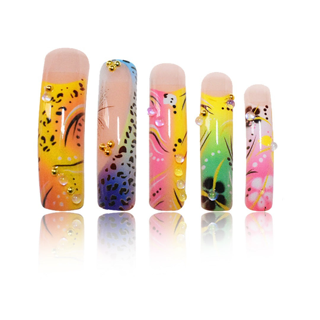 Artistic Long Press-On Nails Acalora