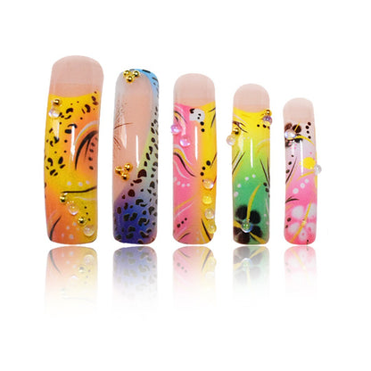 Artistic Long Press-On Nails Acalora