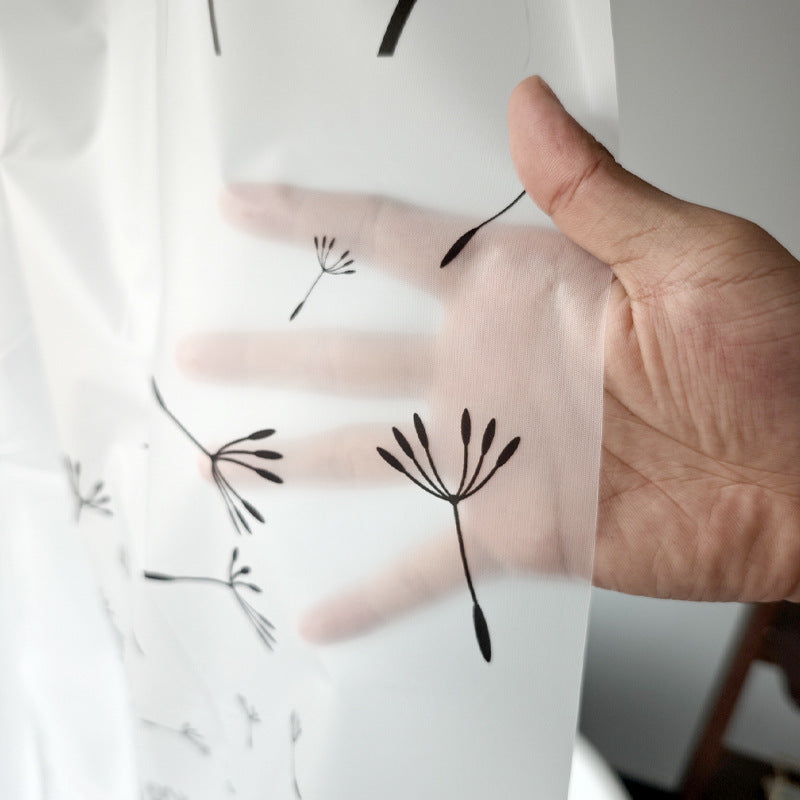 Dandelion Print Shower Curtain