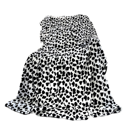 Soft Fabric Zebra Print Fleece Blanket