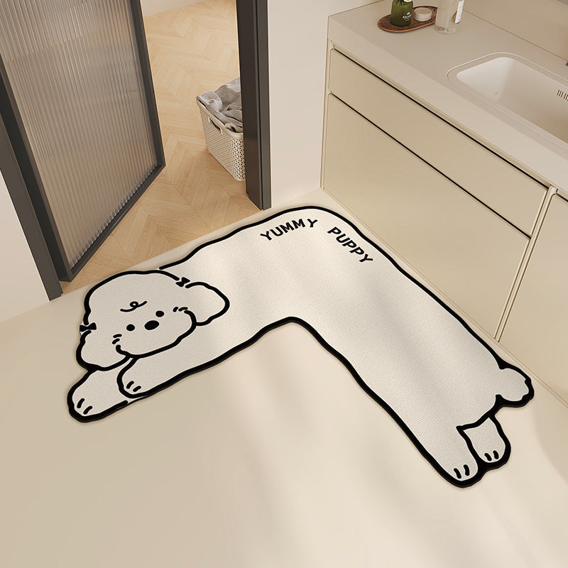 Cute Animal-Themed Bath Mat