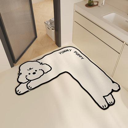 Cute Animal-Themed Bath Mat