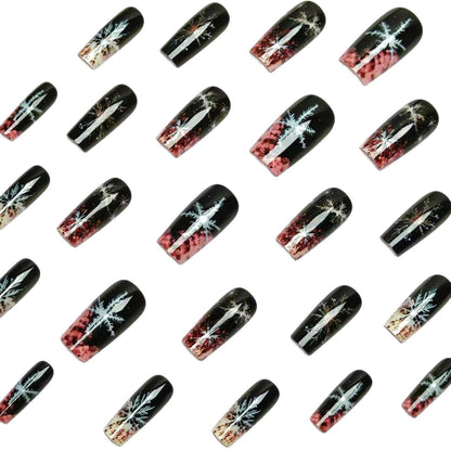 Winter-Themed Long-Lasting Nail Art Acalora
