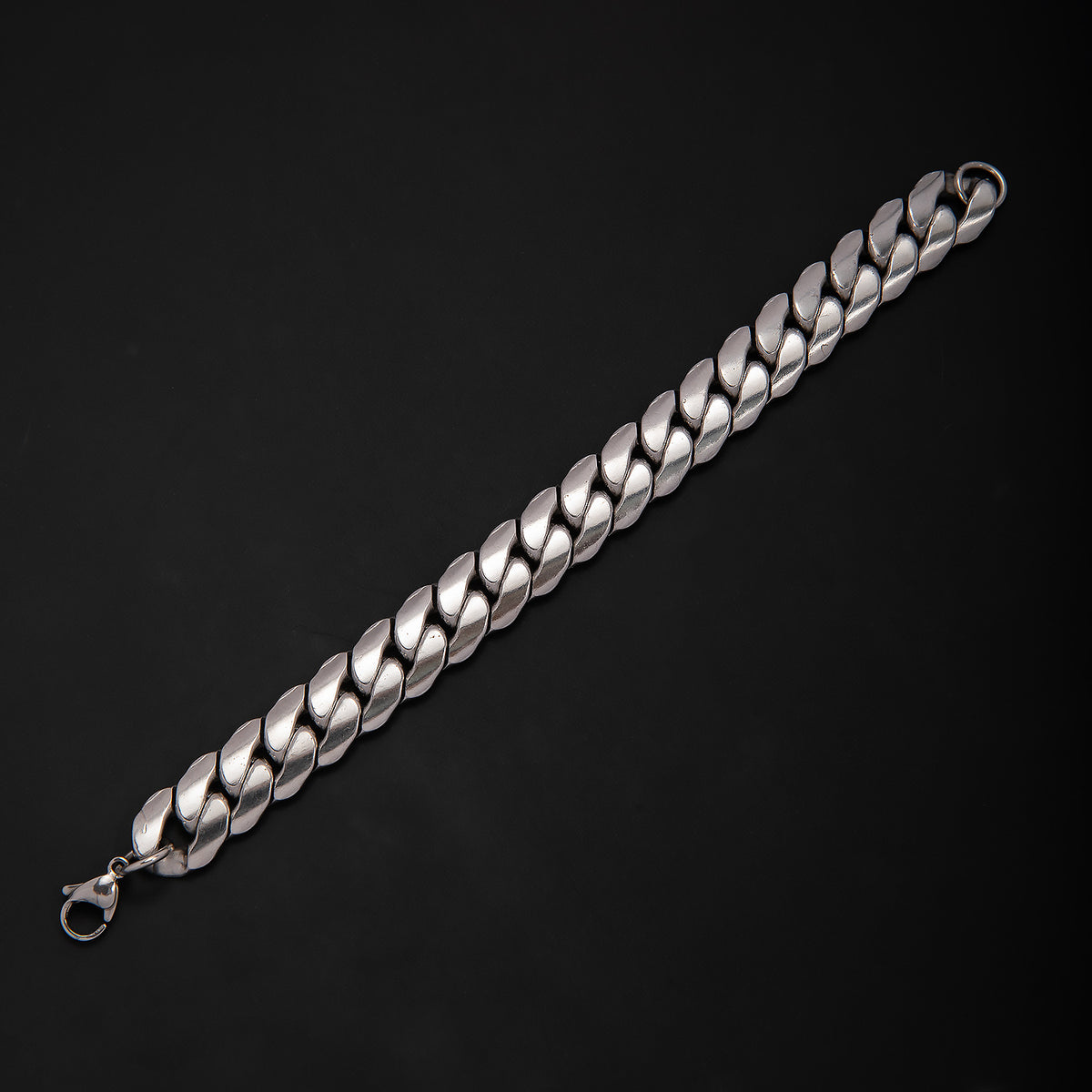 Bold Cuban Link Chain Bracelet Acalora