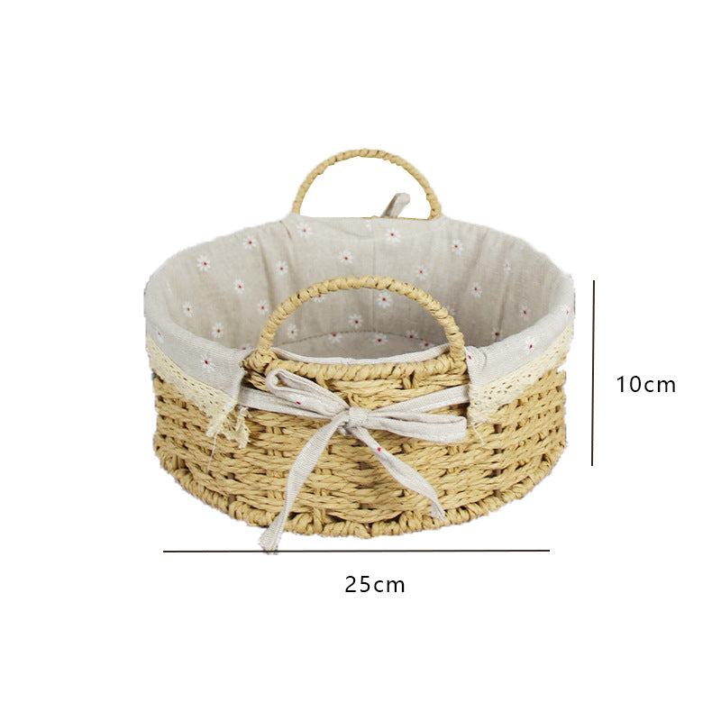 Handcrafted Woven Storage Basket Acalora