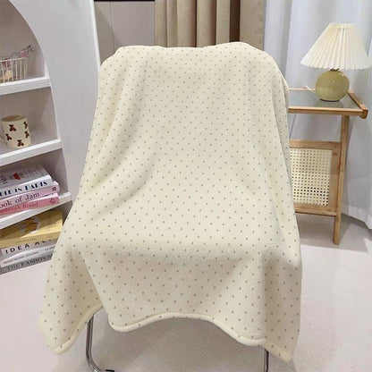 Cozy Dot Pattern Throw Blanket