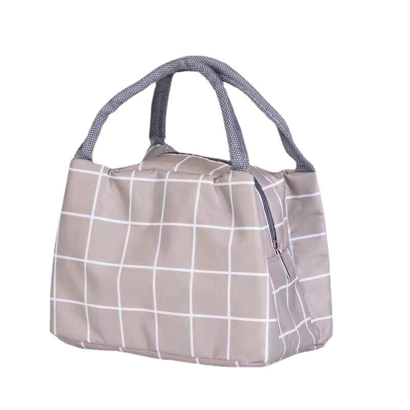Stylish Checkered Tote Acalora