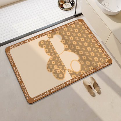 Cute Cartoon-Themed Bath Mat Acalora