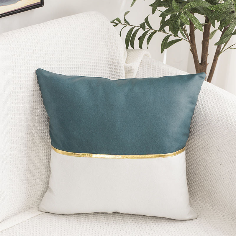 Elegant Trimmed Decorative Cushion