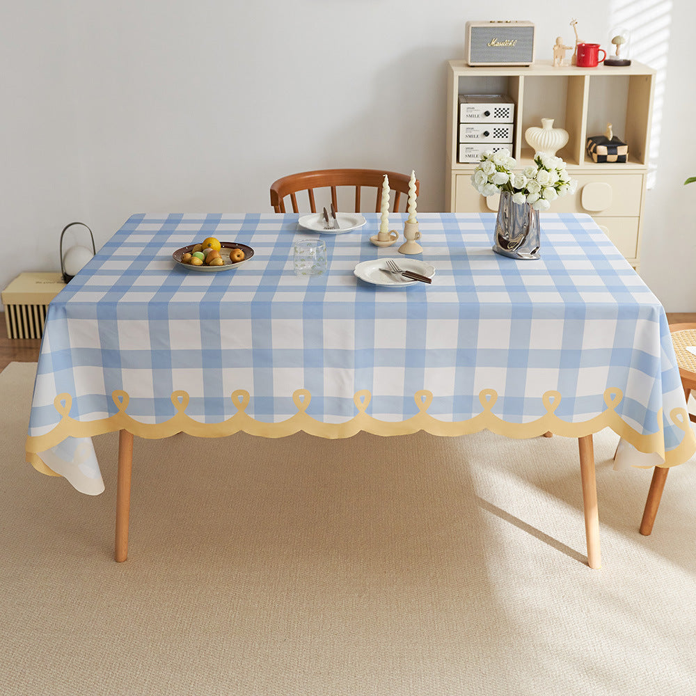 Decorative Striped Tablecloth