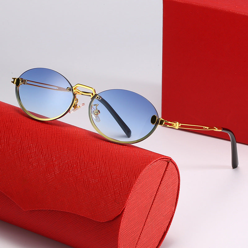 Women's fashionable sunglasses with filigree metal frame and stylish design Karnz