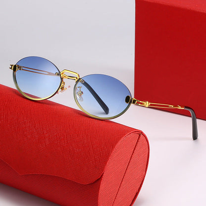Women's fashionable sunglasses with filigree metal frame and stylish design Karnz
