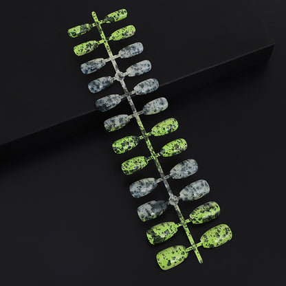 Luxury glitter design artificial nails Acalora