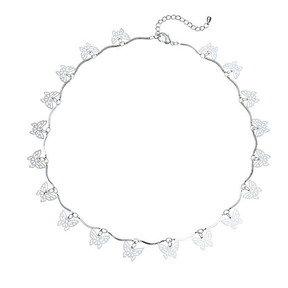 Butterfly Design Choker Necklace Acalora