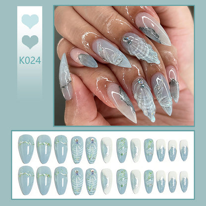 Glittering artificial nail creation Acalora