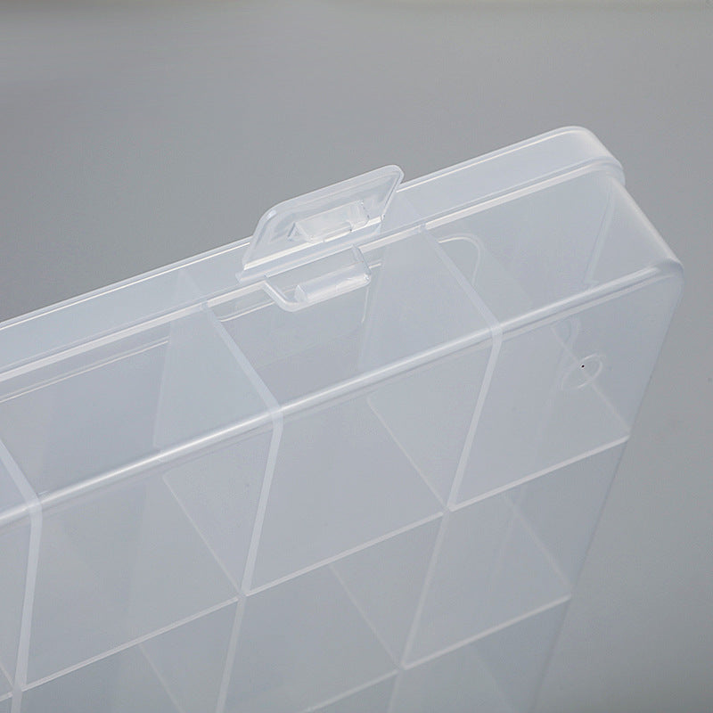 Multi-Divided Clear Craft Storage Organizer Acalora
