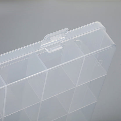 Multi-Divided Clear Craft Storage Organizer Acalora